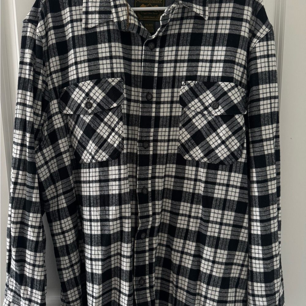 Orage Monochrome Plaid Shirt